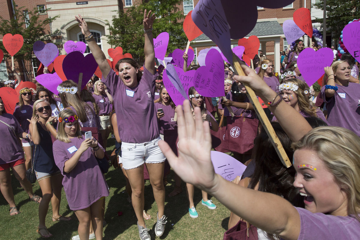 Auburn University bid day 2014